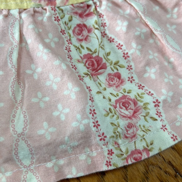 Handmade by Lisa Leach floral print dress.  No fabric or size tags. - Picture 3 of 7